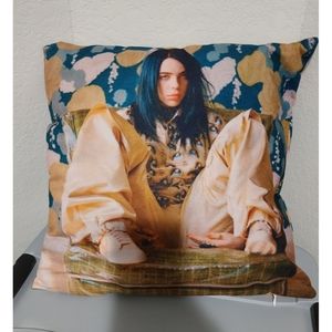 Billie Eilish throw pillow 15x15